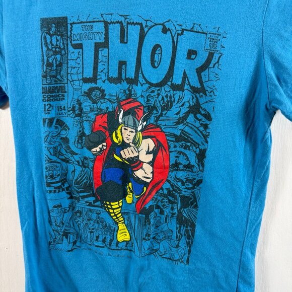 Mighty Fine x Marvel “The Mighty Thor” Graphic Tee Blue Women’s Size L - Picture 2 of 4